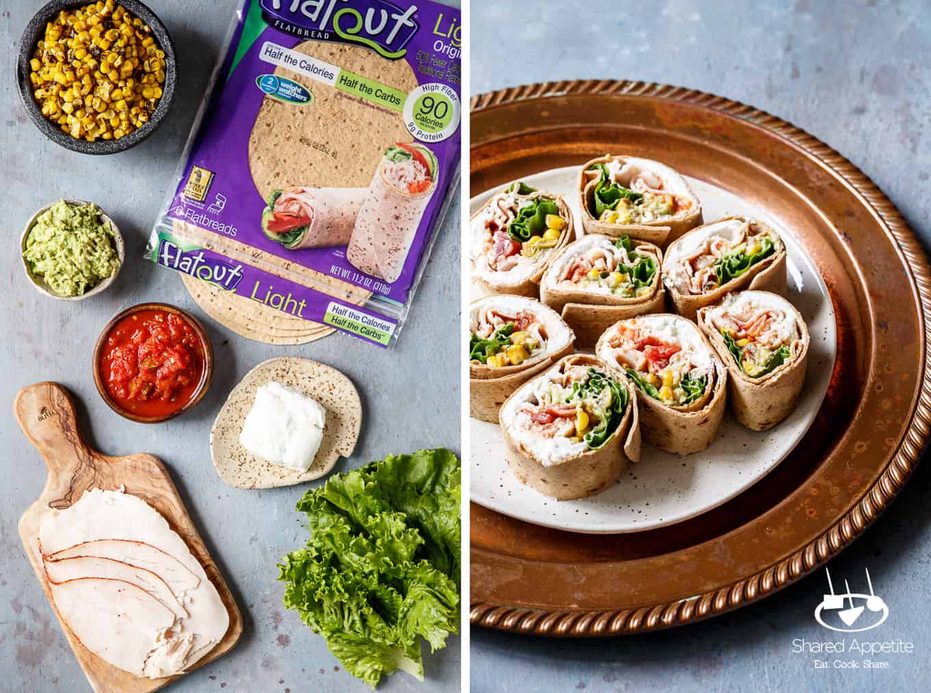 Southwest Turkey Wraps | sharedappetite.com