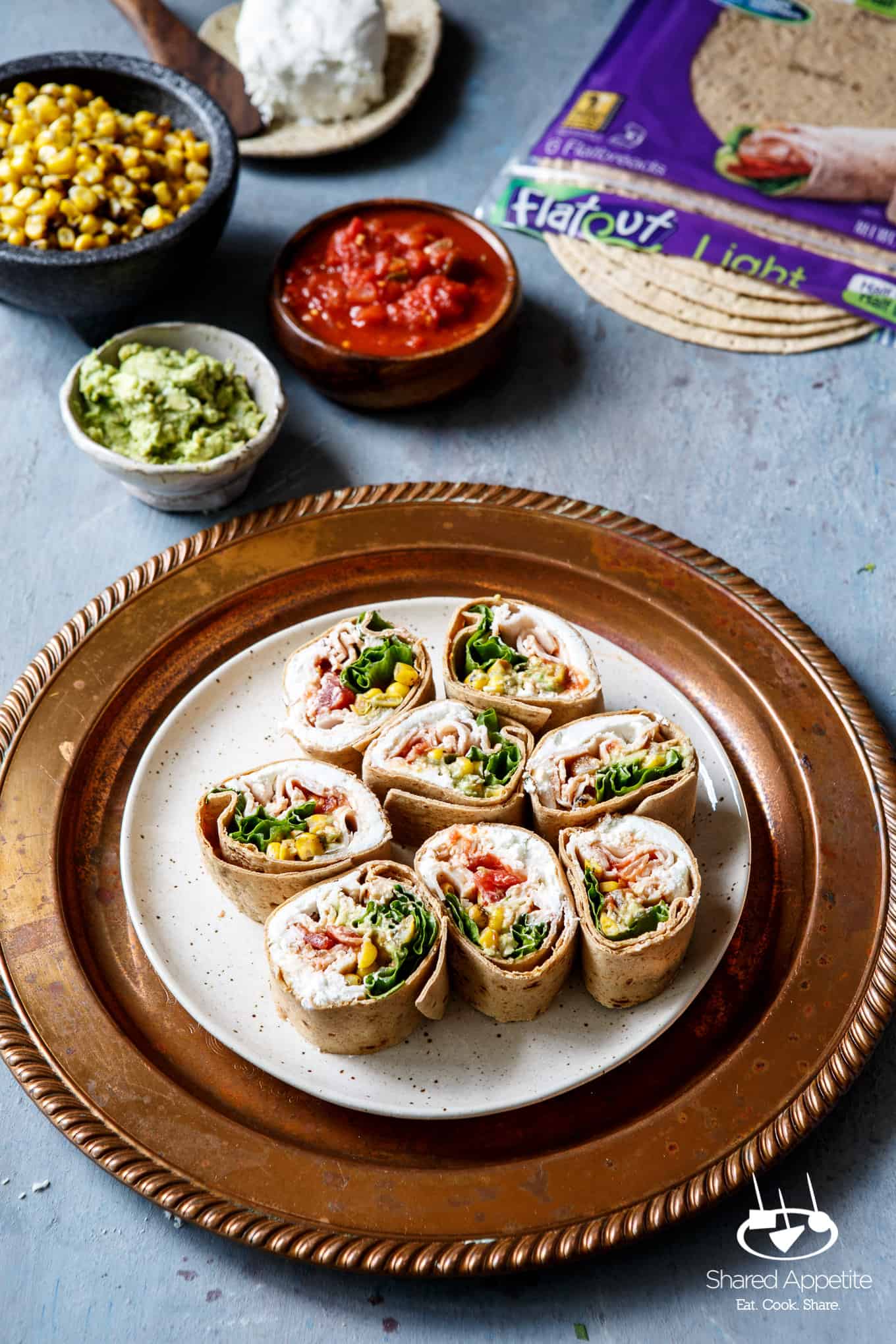 Southwest Turkey Wraps | sharedappetite.com