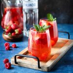 Sparkling Berry Rose Sangria | sharedappetite.com