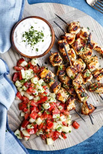 chicken souvlaki tzatziki israeli salad 6 copy