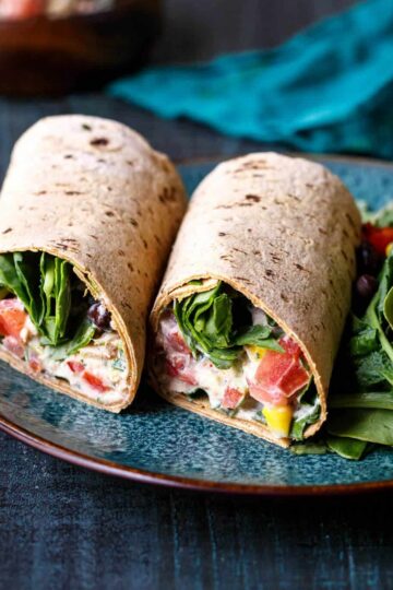 southwest tuna salad wrap 8 copy