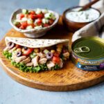 Mini Mediterranean Tuna Pita Wraps | sharedappetite.com