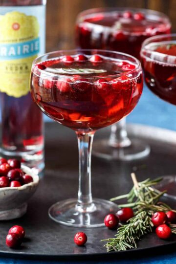 Sparkling Cranberry Rosemary Cocktails 14 Sparkling Cranberry Rosemary Cocktails | sharedappetite.com