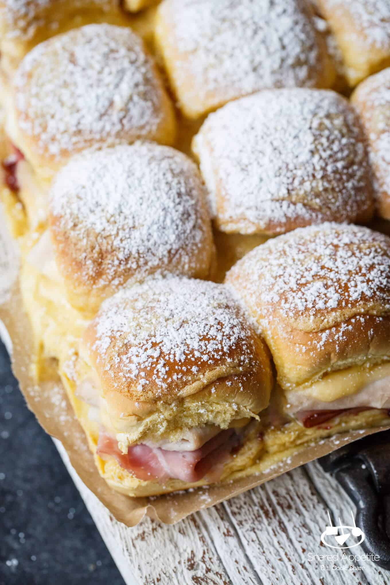 Baked Monte Cristo Sliders Shared Appetite