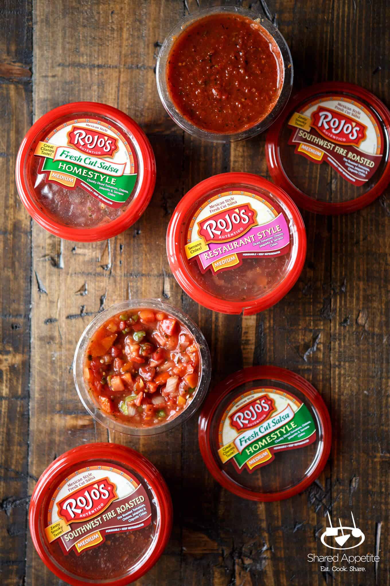 Rojo's Salsa for Chicken Enchilada Crescent Ring | sharedappetite.com