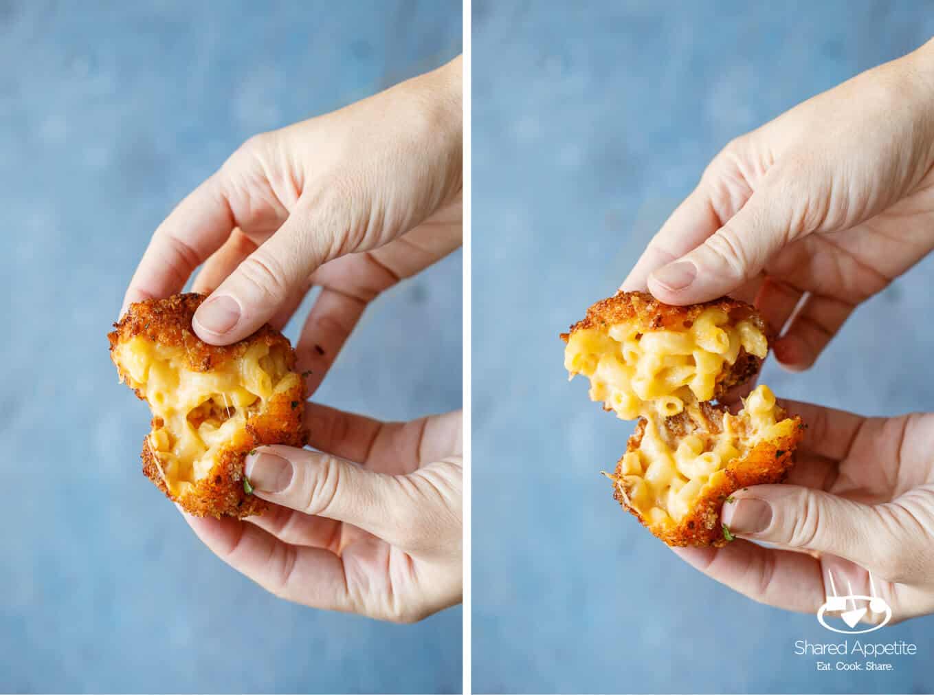 Breaking into a Doritos Mac and Cheese Balls | sharedappetite.com