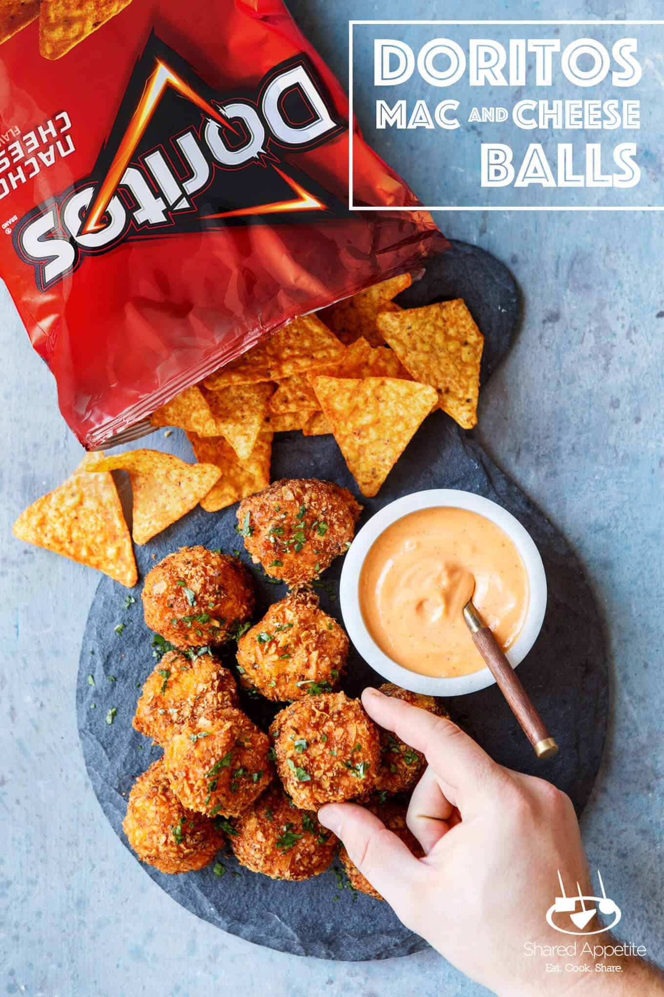 Doritos Mac and Cheese Balls | sharedappetite.com