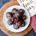 Nutella Filled Red Velvet Cake Truffles | sharedappetite.com