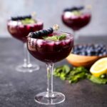 Sparkling Blueberry Lemonade Mojitos | sharedappetite.com