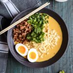 Spicy Lamb Coconut Curry Ramen | sharedappetite.com