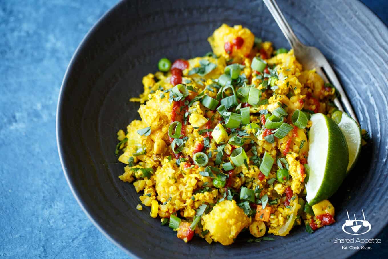 Thai Pineapple Fried Cauliflower Rice | sharedappetite.com