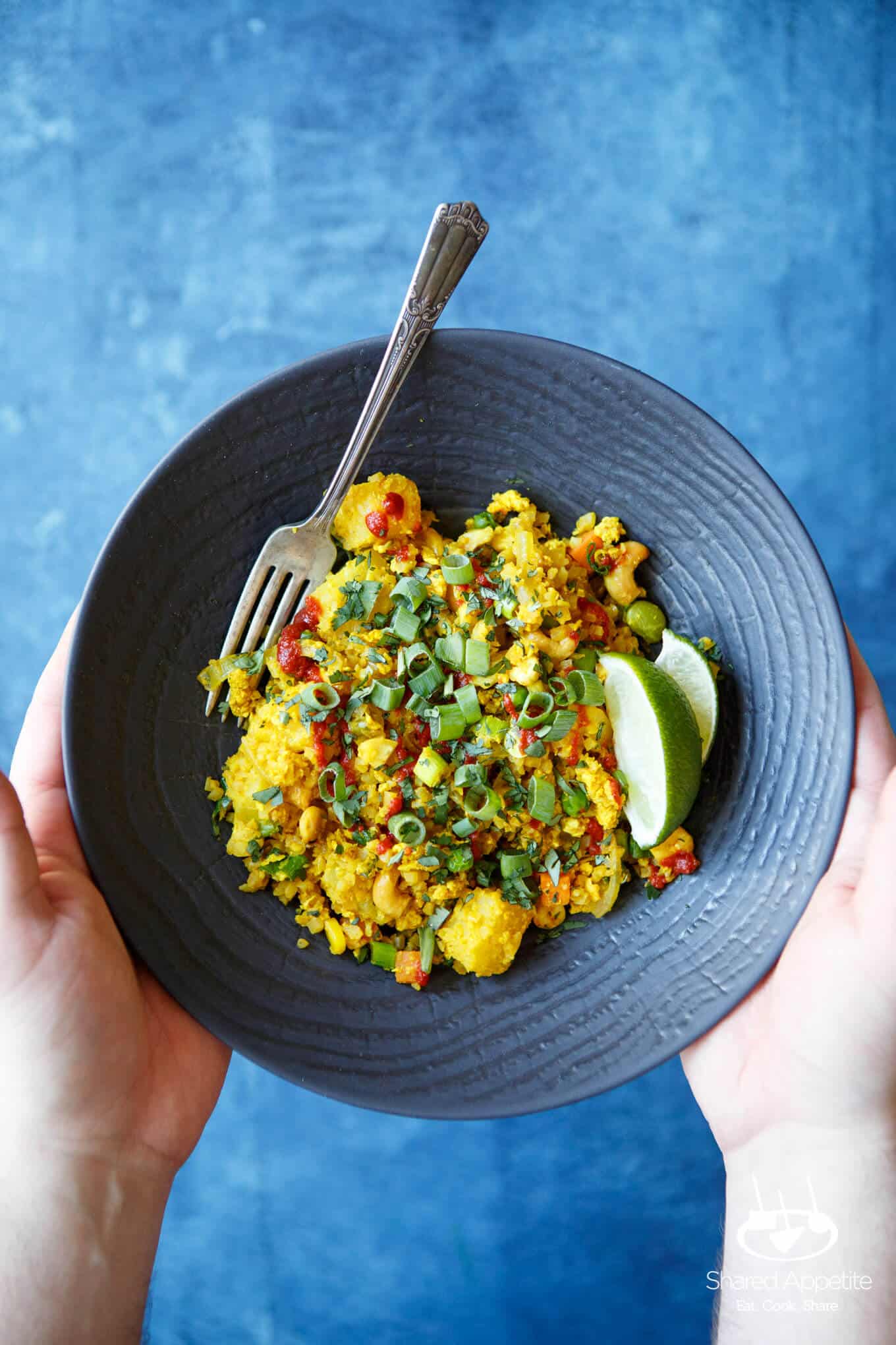 Thai Pineapple Fried Cauliflower Rice | sharedappetite.com