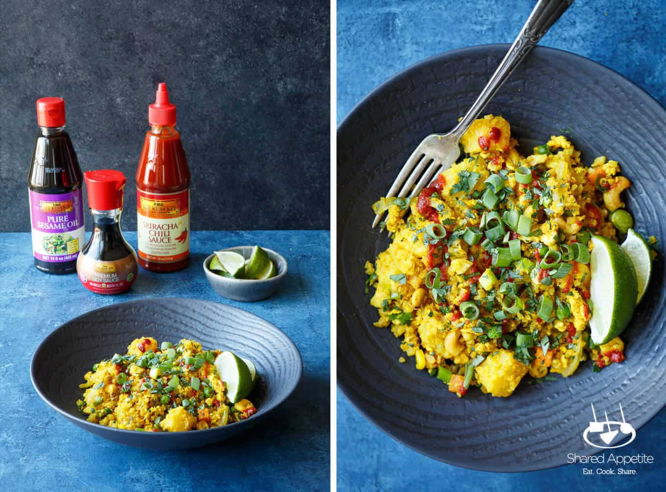 Thai Pineapple Fried Cauliflower Rice | sharedappetite.com