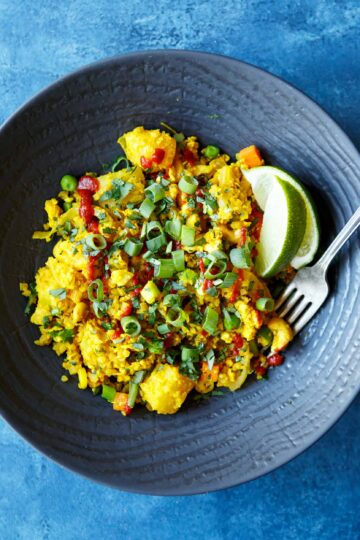 Thai Pineapple Fried Cauliflower Rice | sharedappetite.com