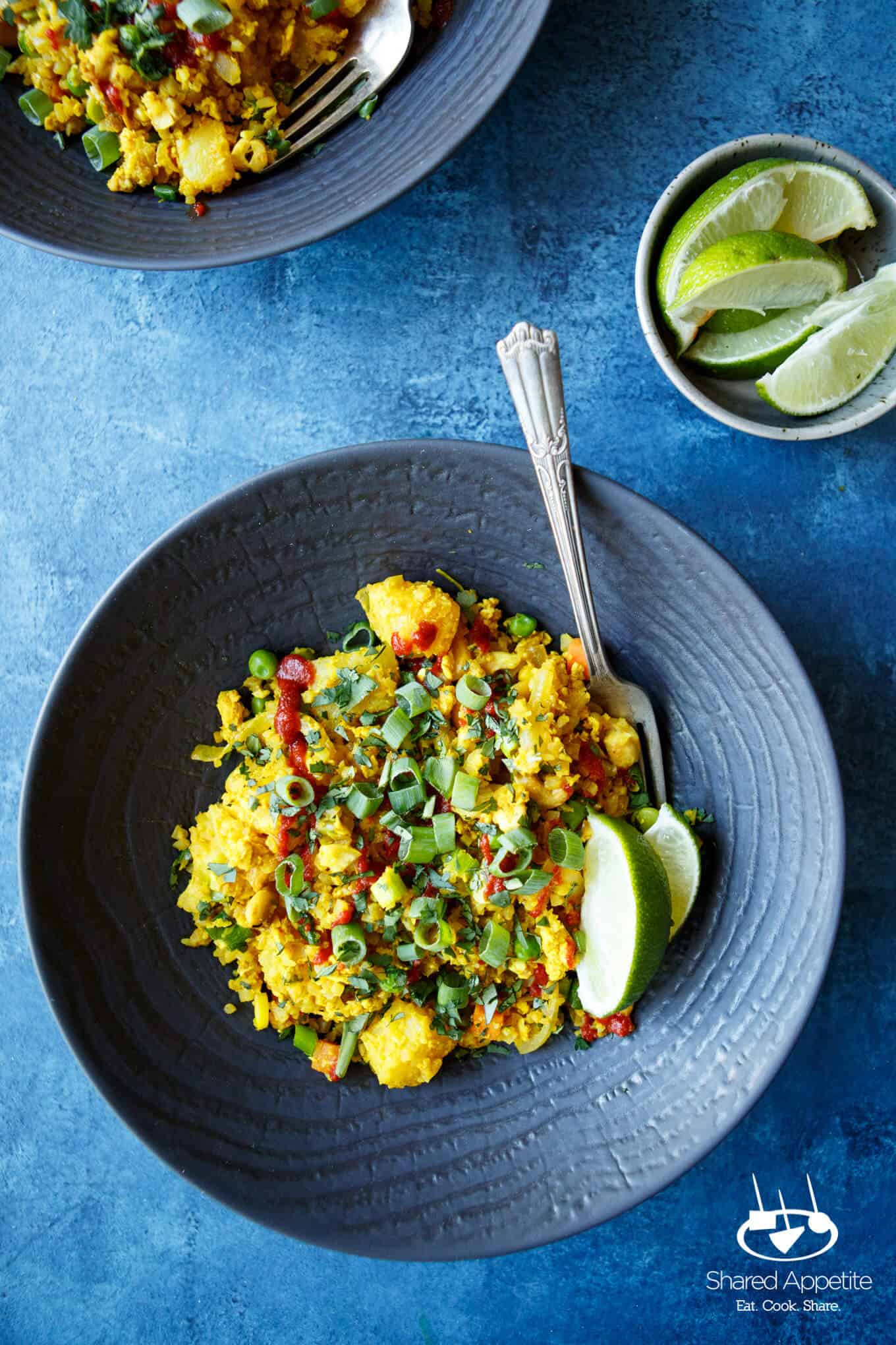 Thai Pineapple Fried Cauliflower Rice | sharedappetite.com