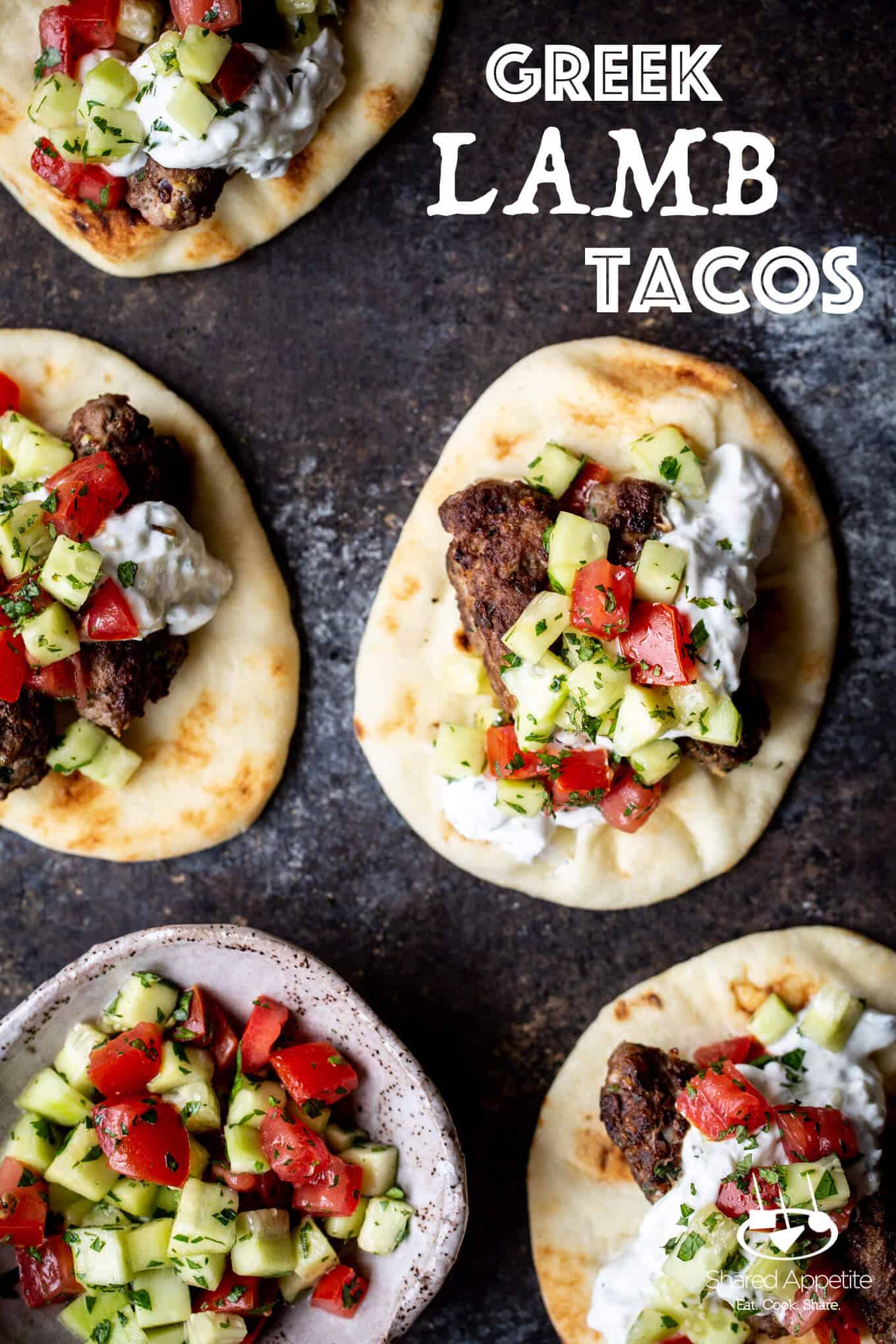 Greek Lamb Tacos | sharedappetite.com