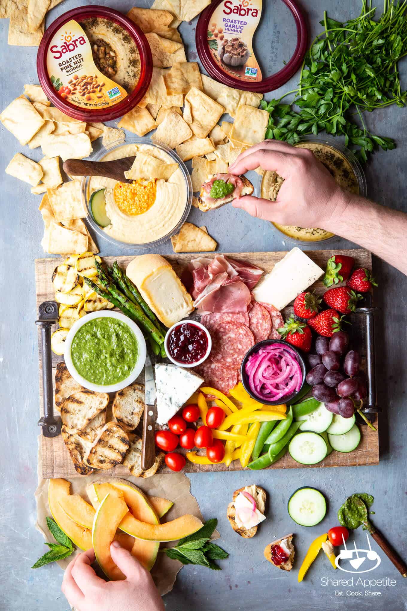 Hummus Platter for Kids (and Grown Ups!)