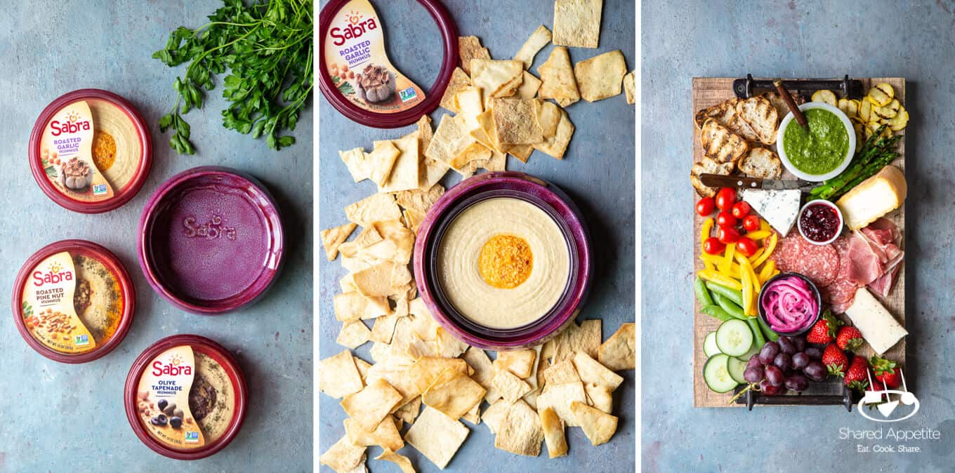 Sabra Hummus for How To Build A Summer Charcuterie Board | sharedappetite.com