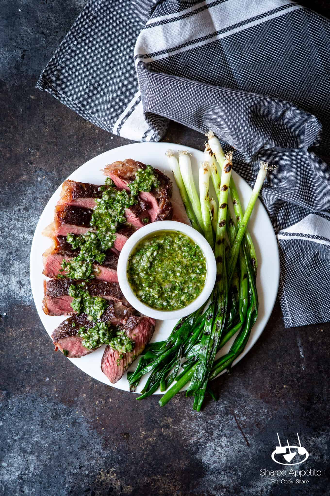 sous vide steak chimichurri sauce 30