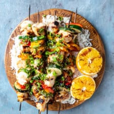 Orange Ginger Chicken Kebabs-image