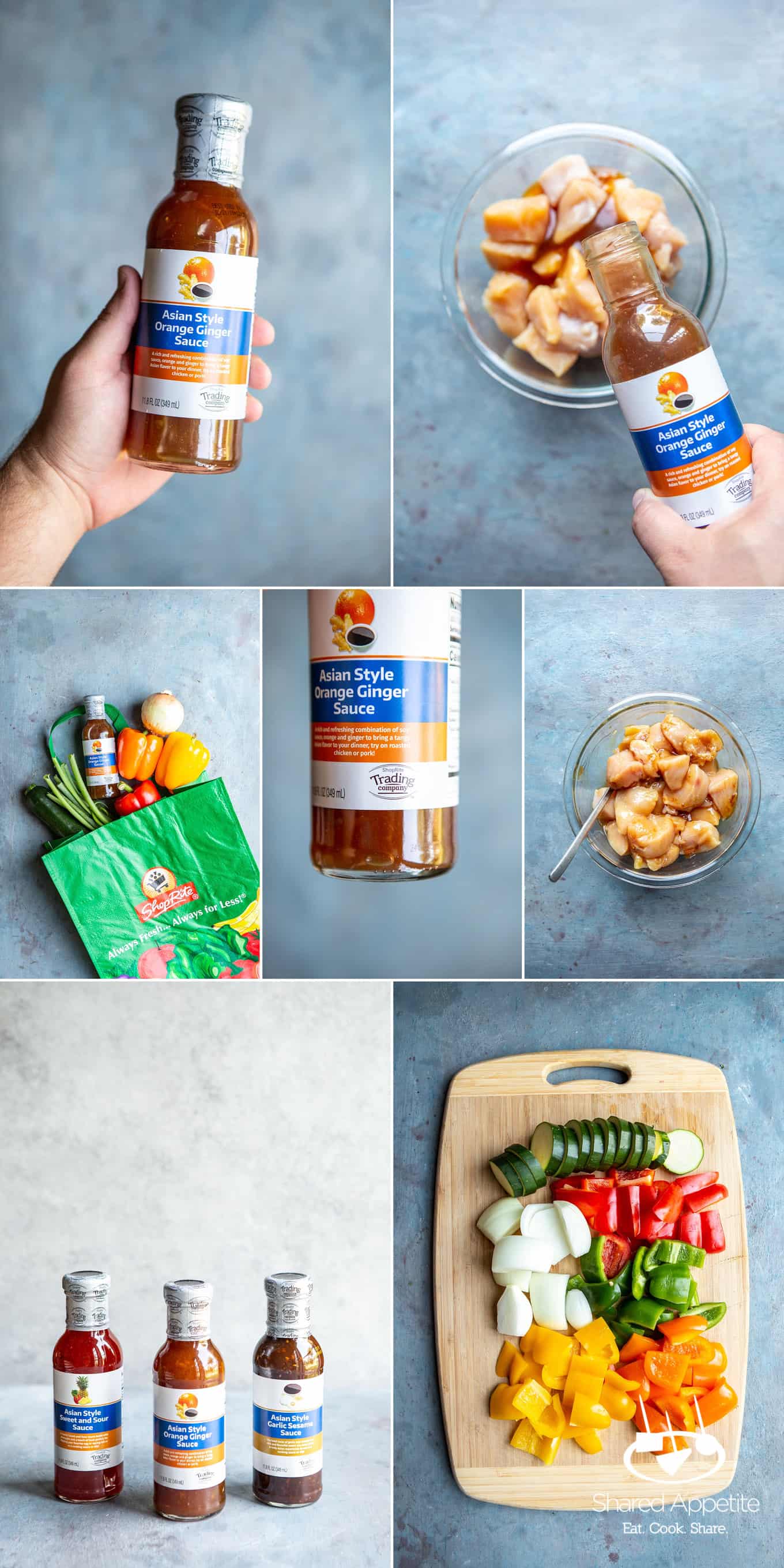 Orange Ginger Chicken Kebabs | sharedappetite.com