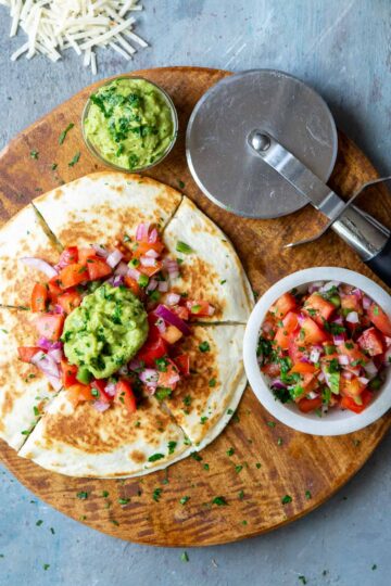Produce for Vegan Zucchini and Corn Quesadillas | sharedappetite.com