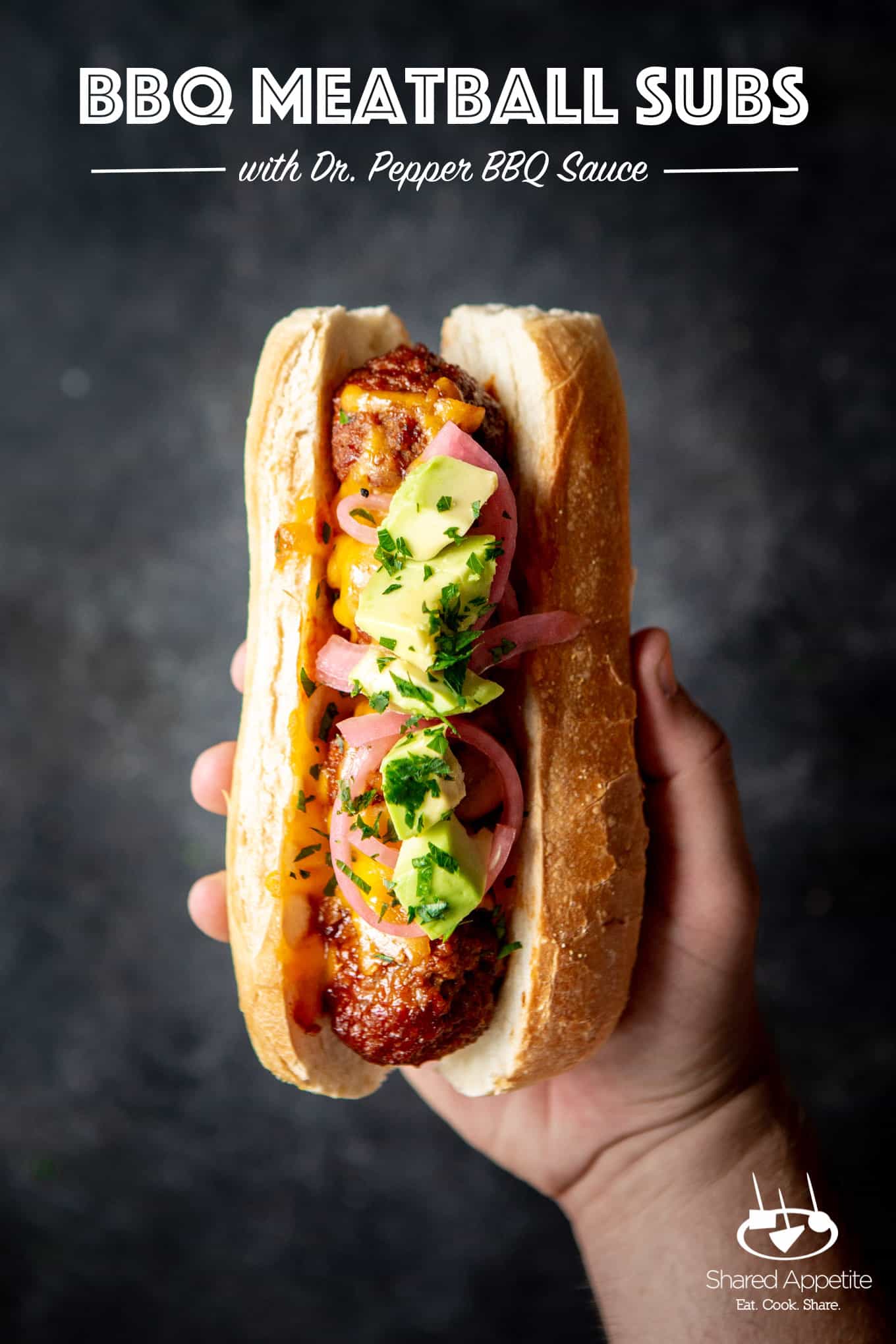 bbq-meatball-subs-dr-pepper-bbq-sauce | sharedappetite.com