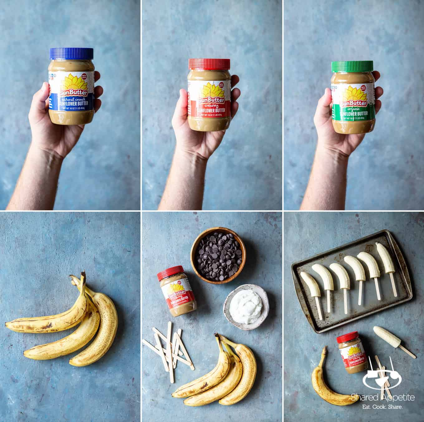 making Frozen Banana Pops | sharedappetite.com