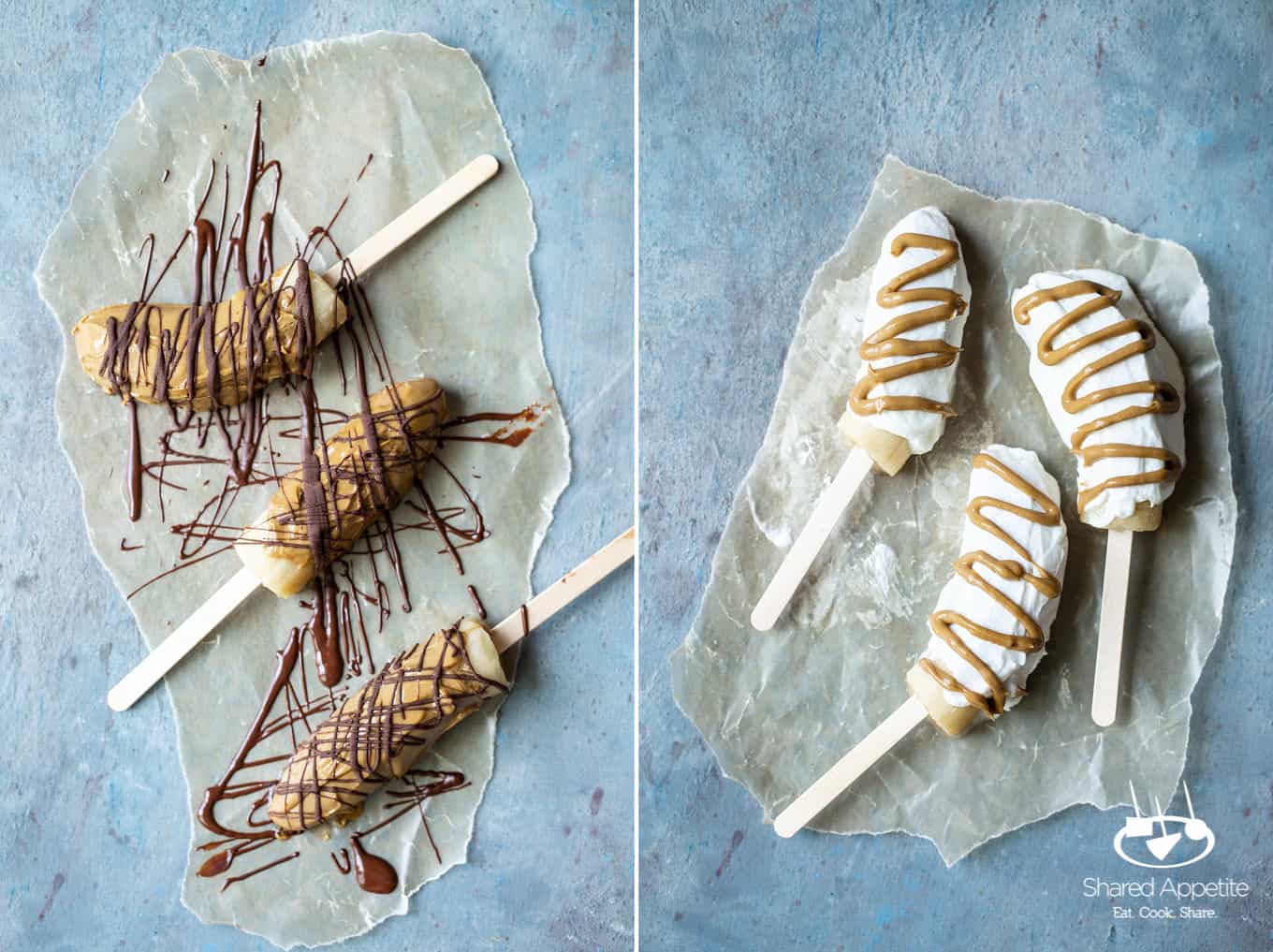 Frozen Banana Pops | sharedappetite.com