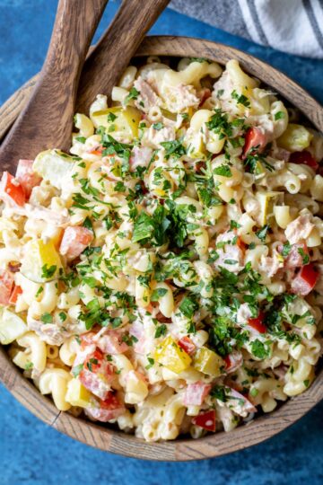 Tuna Mac Macaroni Salad | sharedappetite.com
