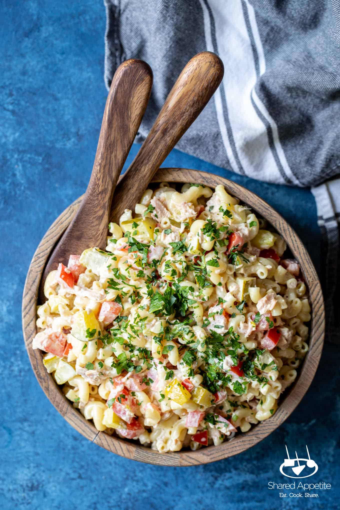 Tuna Mac Macaroni Salad | sharedappetite.com