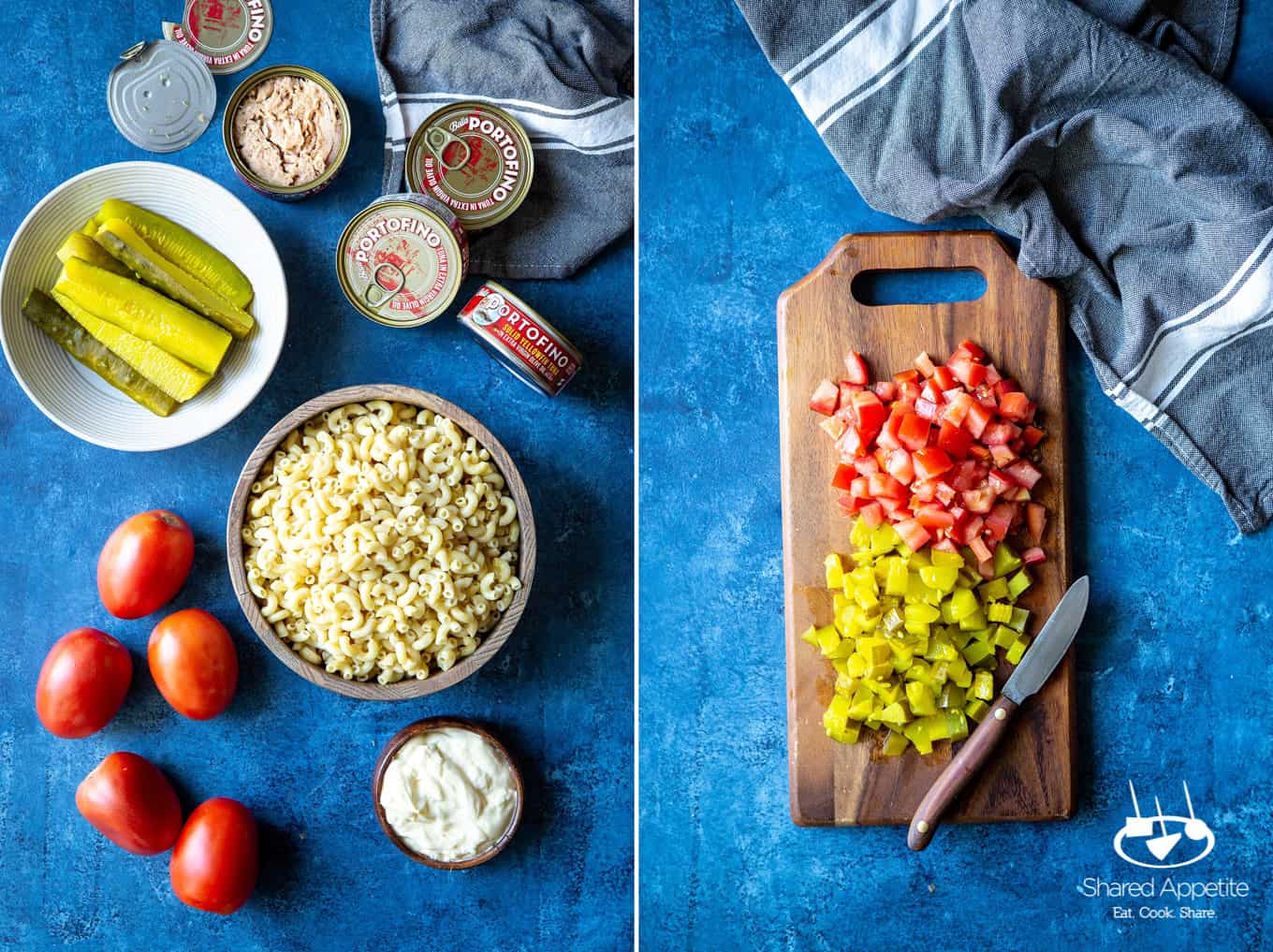 Making the Tuna Mac Macaroni Salad | sharedappetite.com