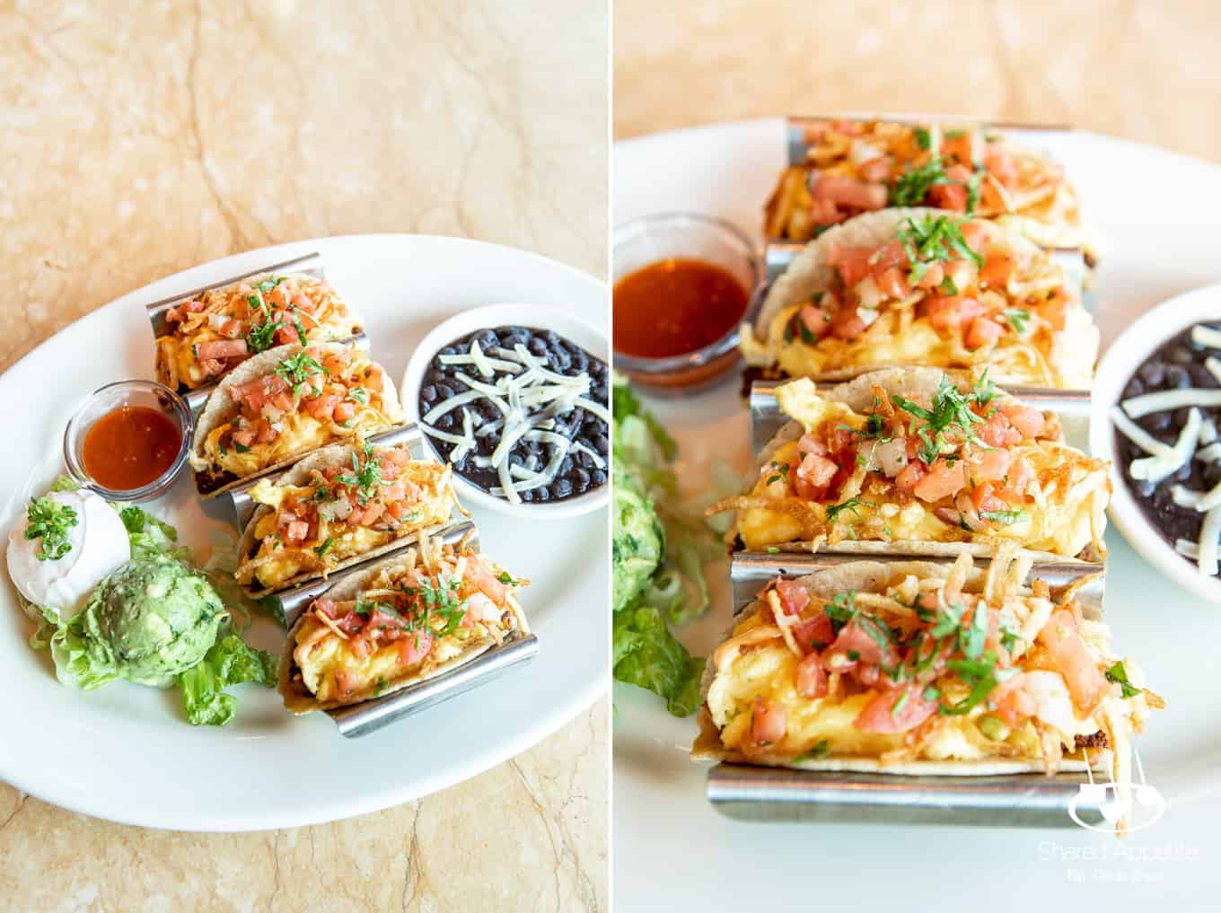 Breakfast Tacos at The Cheesecake Factory | sharedappetite.com
