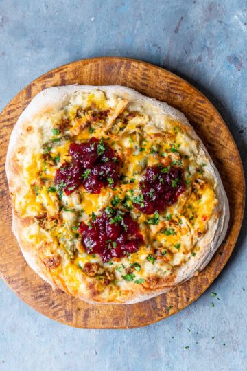 Leftover Thanksgiving Pizza | sharedappetite.com
