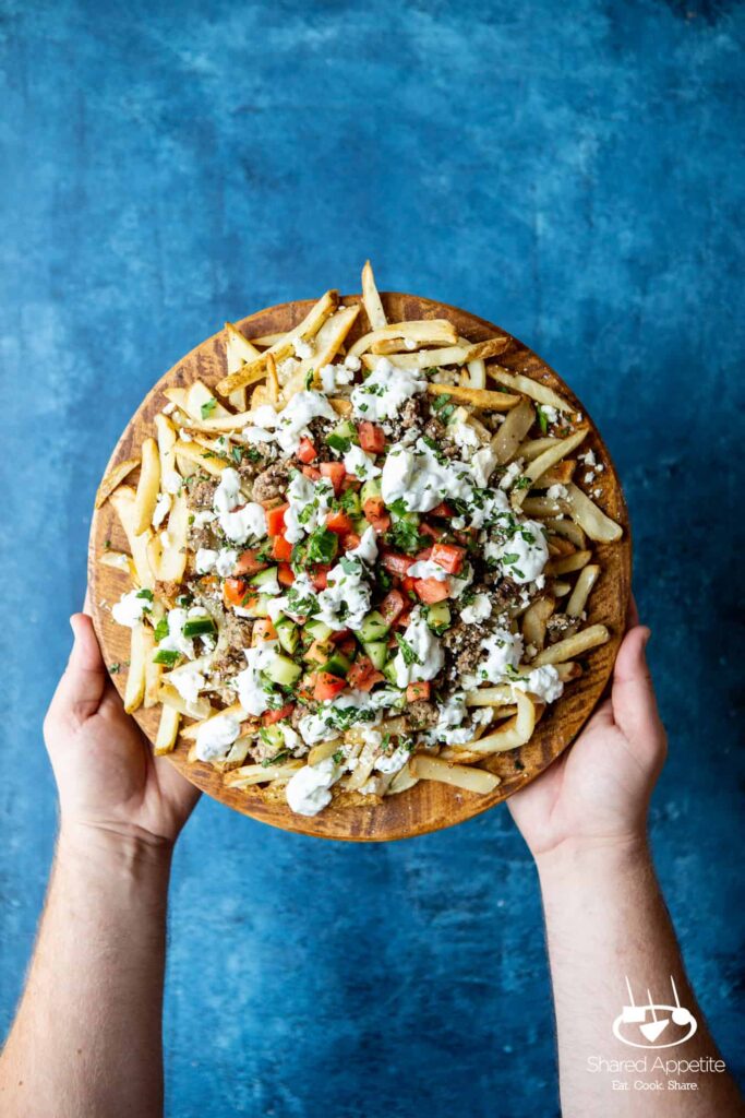 Loaded Mediterranean Lamb Fries - Shared Appetite