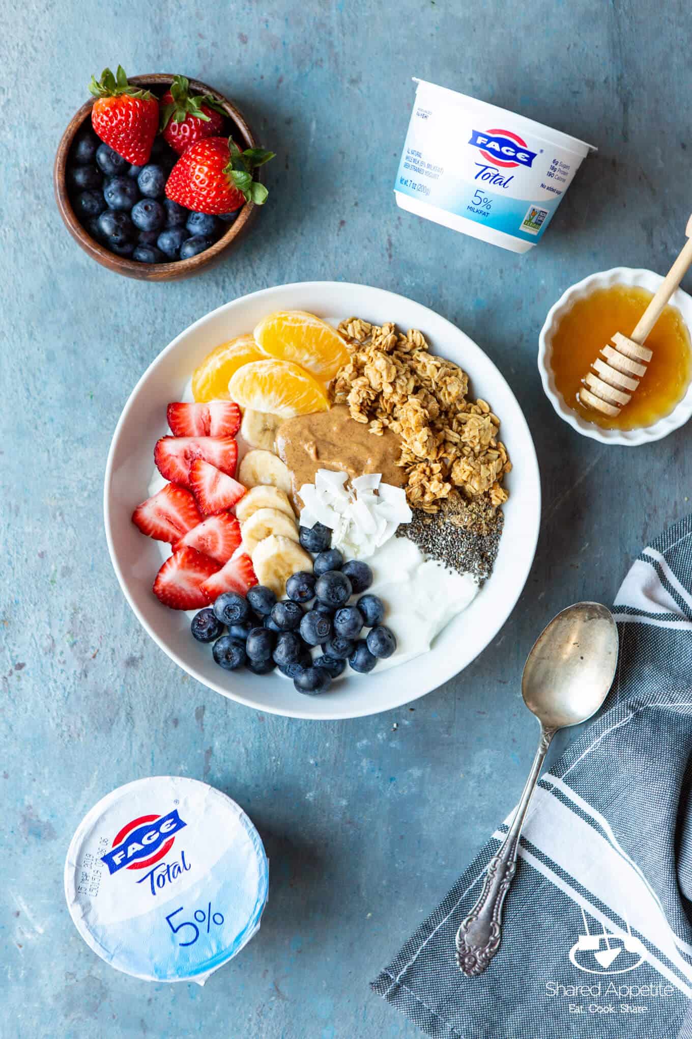 Breakfast Superfood Yogurt Bowls | sharedappetite.com