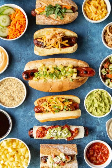 Ultimate DIY Hot Dog Bar