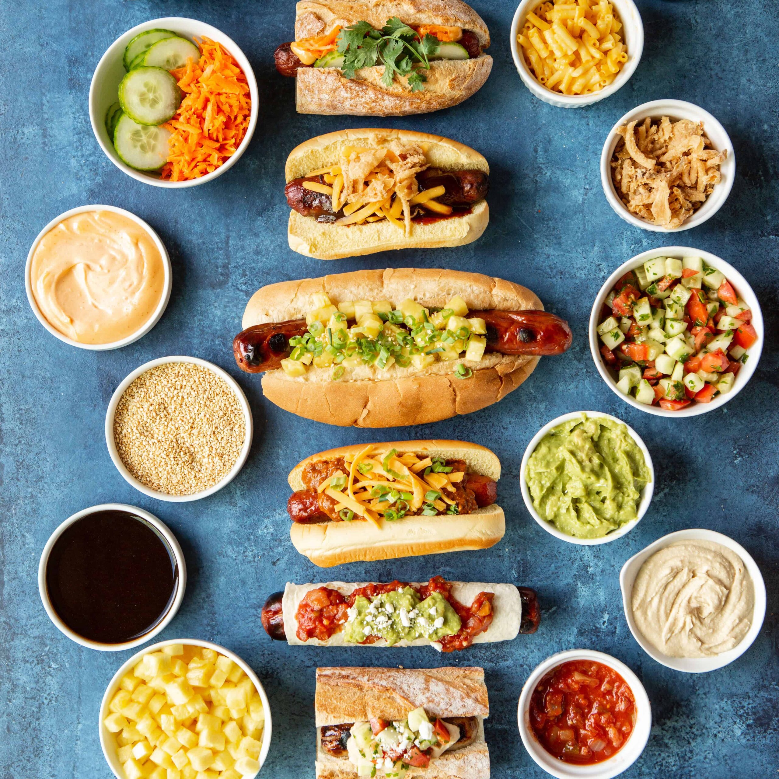 Gourmet Hot Dog Recipes for Mediterranean Inspired Hot Dogs