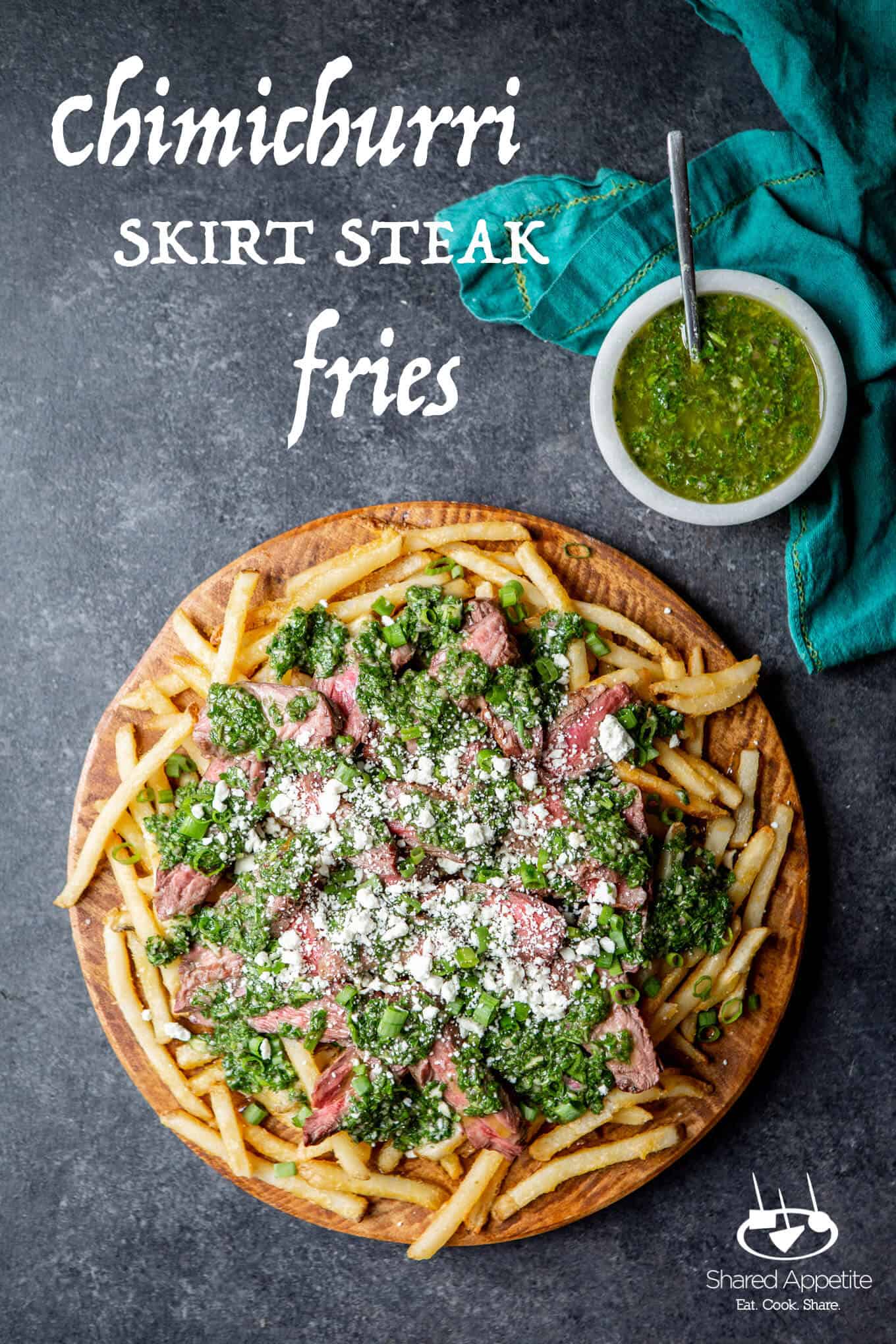 Chimichurri hame Steak Fries