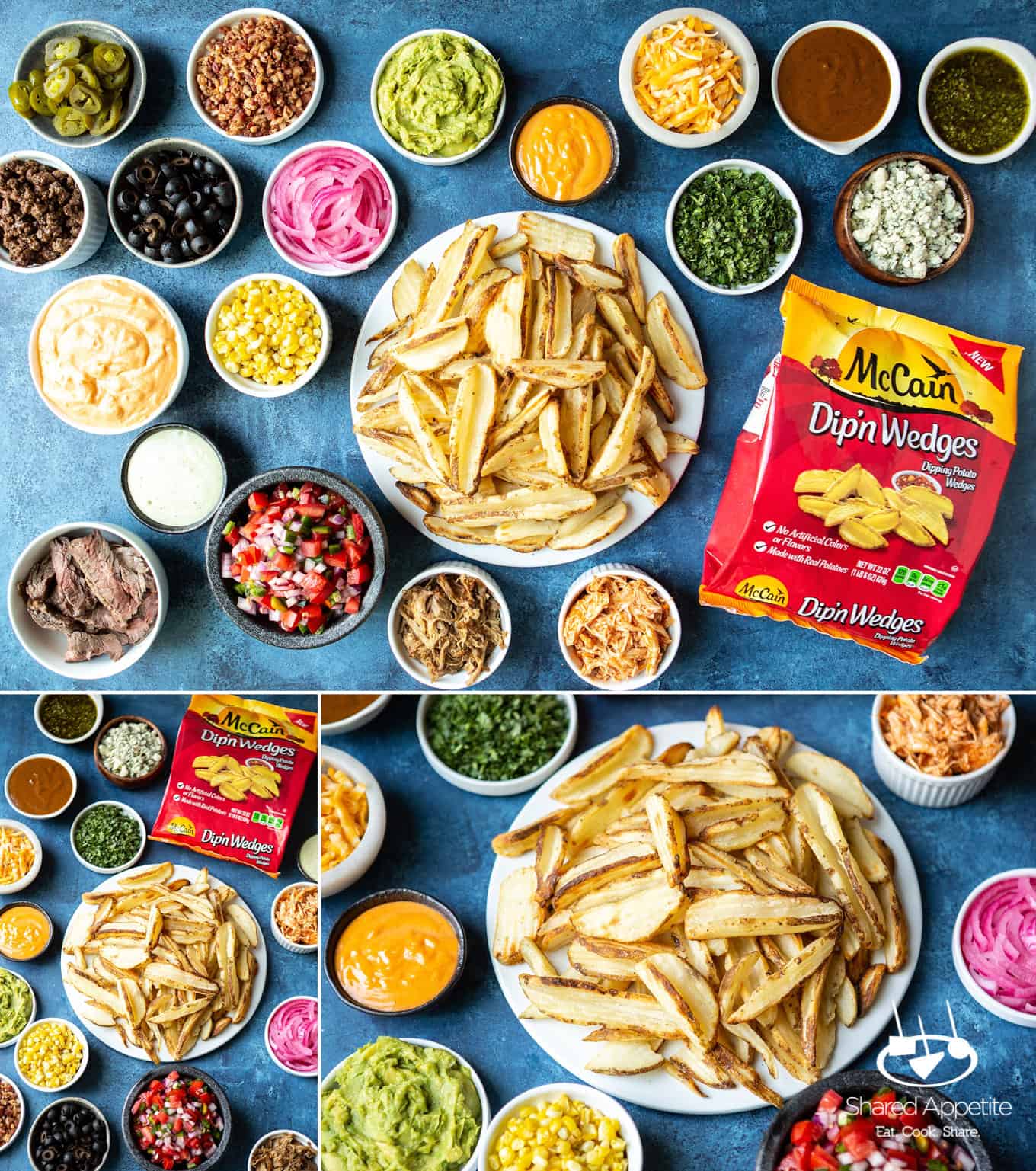 DIY Loaded French Fries Bar | sharedappetite.com