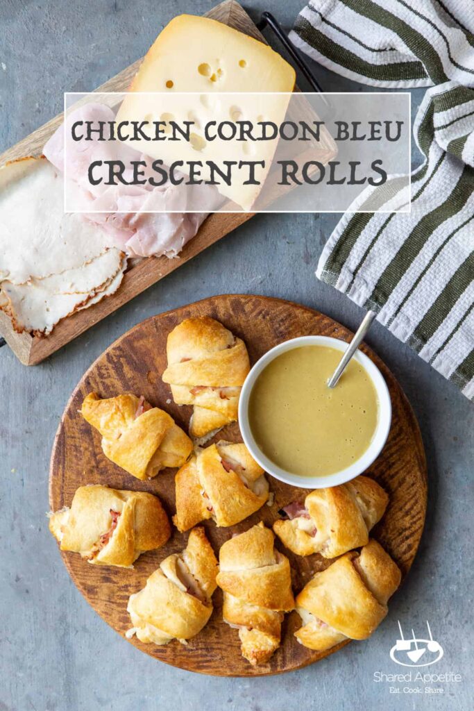 Quick and Easy Chicken Cordon Bleu Crescent Rolls - Shared Appetite