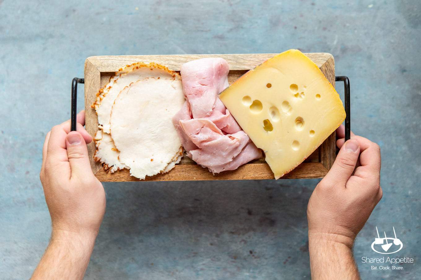 Ham, Chicken, and Jarlsberg for Chicken Cordon Bleu Crescent Rolls