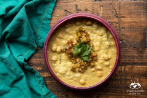 Coconut Curry Chickpea-Lentil Dal