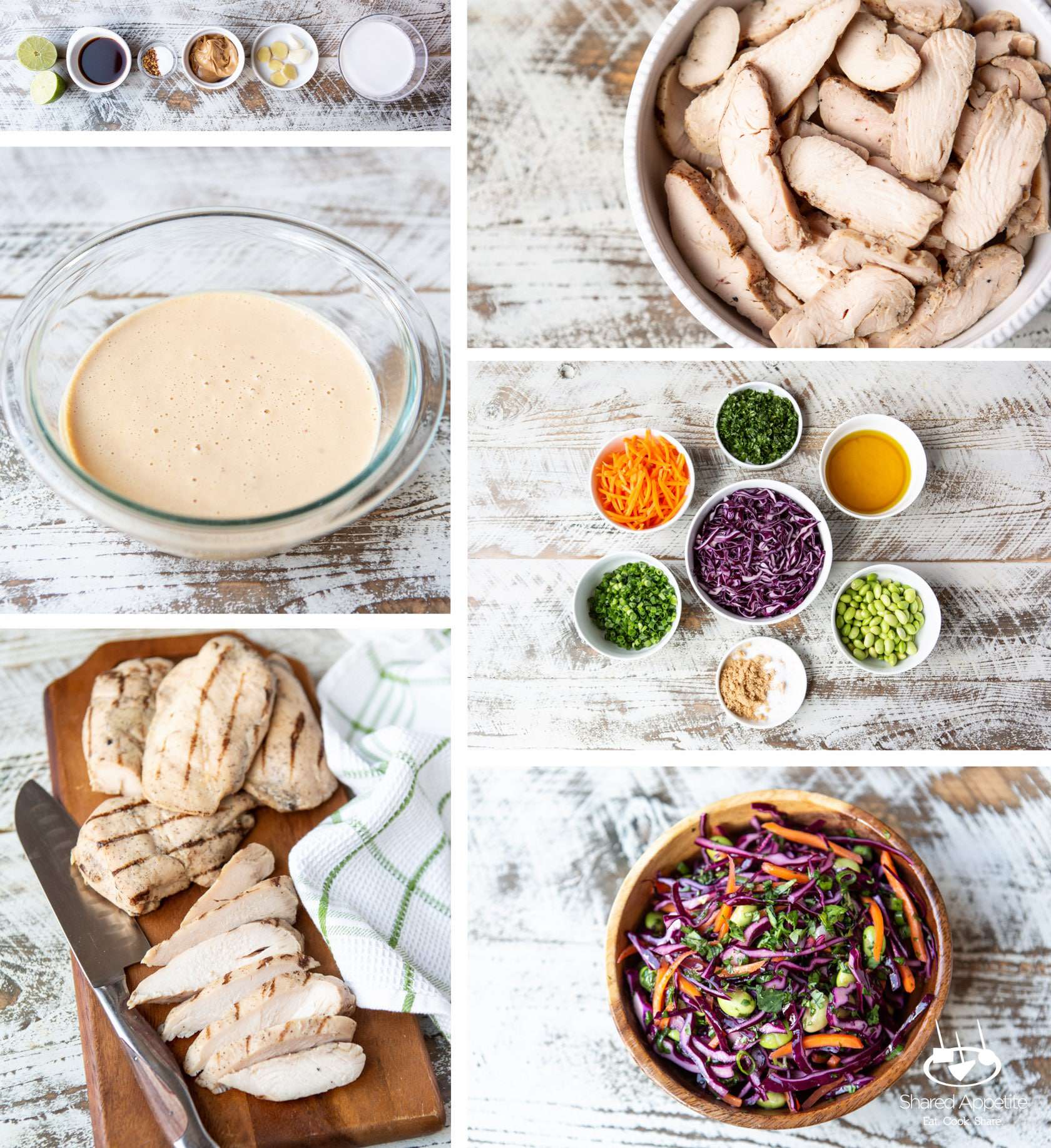 Thai Peanut Chicken Lettuce Wraps