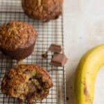 Banana oat muffin