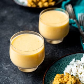 How to Make Quick and Easy Four Ingredient Mango Lassi