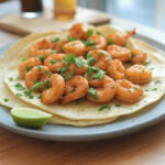 Spicy Honey Butter Shrimp Tacos