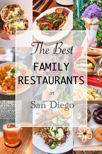 collage of photos for best restaurants in San Diego