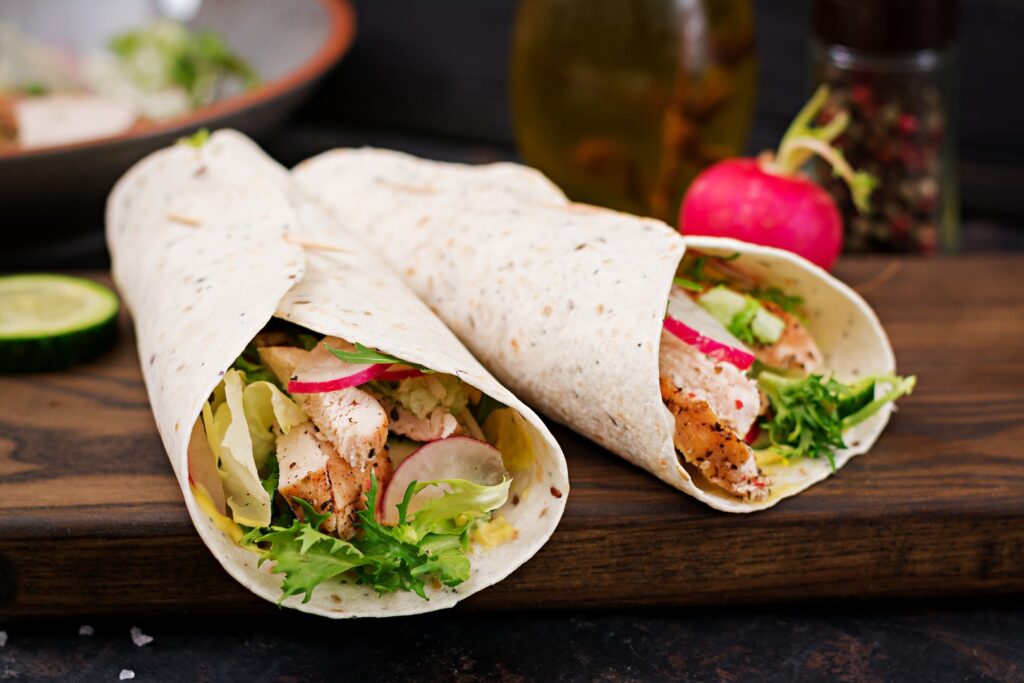 Quick & Easy Smashed Chicken Caesar Wraps for TikTok Fame 5 Chicken Caesar Wraps