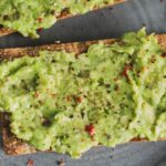 smashed avocado toast